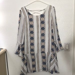 Cute floral boho dress